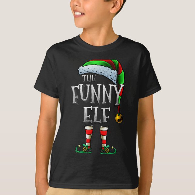 The Funny Elf Shirt Matching Family Funny Christma (Vorderseite)
