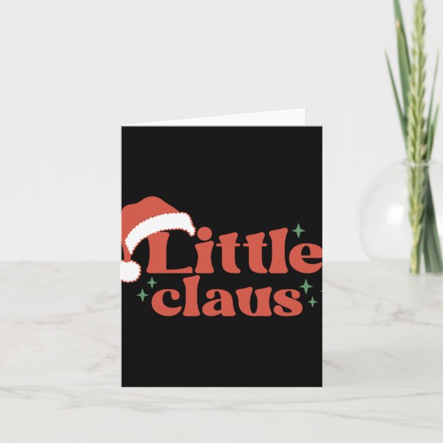 The Funny Family Little Claus T Shirt  Karte (Vorderseite)