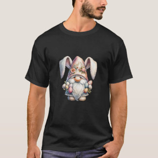 The Funny Oaster Bunny Gnome Graphic for Women Gir T-Shirt