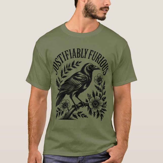 The Furious Crow T-Shirt (Vorderseite)