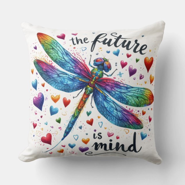 The Future is Mind Kissen (Vorderseite)