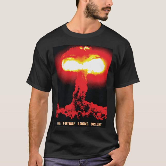 The Future Looks Bright retro T-Shirt (Vorderseite)