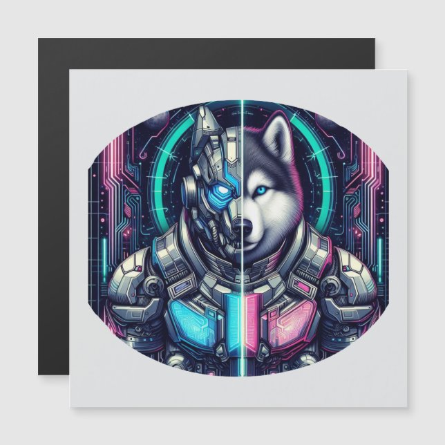 The Future Wolf Magnetkarte (Vorne/Hinten)