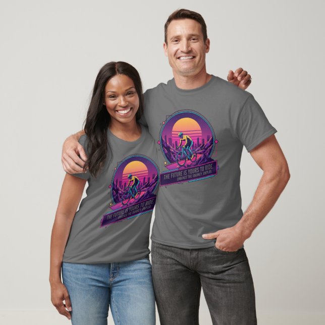 The Future Yours To Ride Radfahren Tee (Unisex)