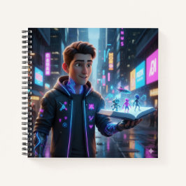 The Futuristic Wanderer Notebook Notizbuch