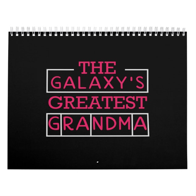 the galaxy's greatest grandma kalender (Titelbild)
