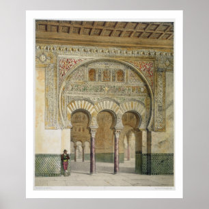 The Gallery of the Court of Lions at the Alhambra, Poster