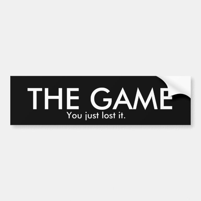 THE GAME AUTOAUFKLEBER (Vorne)