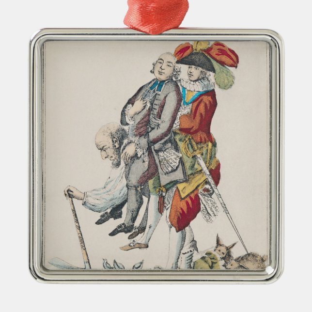 The Game muss bald beenden Silbernes Ornament (Vorne)