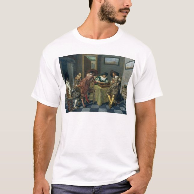 The Game von Backgammon T-Shirt (Vorderseite)