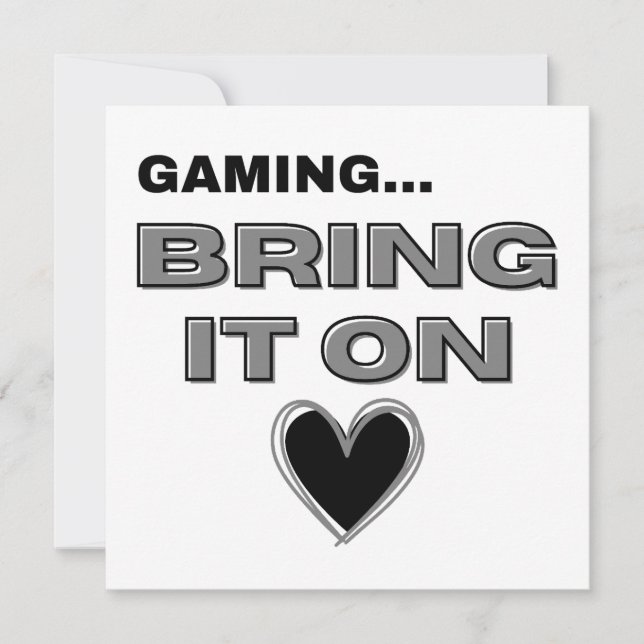 The Gamer Note Card  (Vorderseite)
