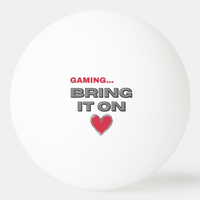 The Gamer Ping Pong Balls Tischtennisball (Vorderseite)