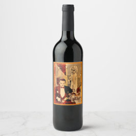 The Gangster's Blonde Girl Weinetikett