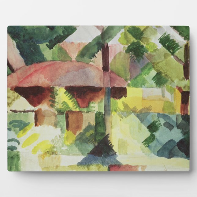 The Garden, 1914 (mit Papier) Fotoplatte (Vorderseite)