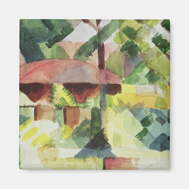 The Garden, 1914 (mit Papier) Magnet (Vorne)