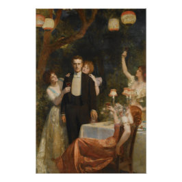 The Garden of Armida (by John Collier) Poster