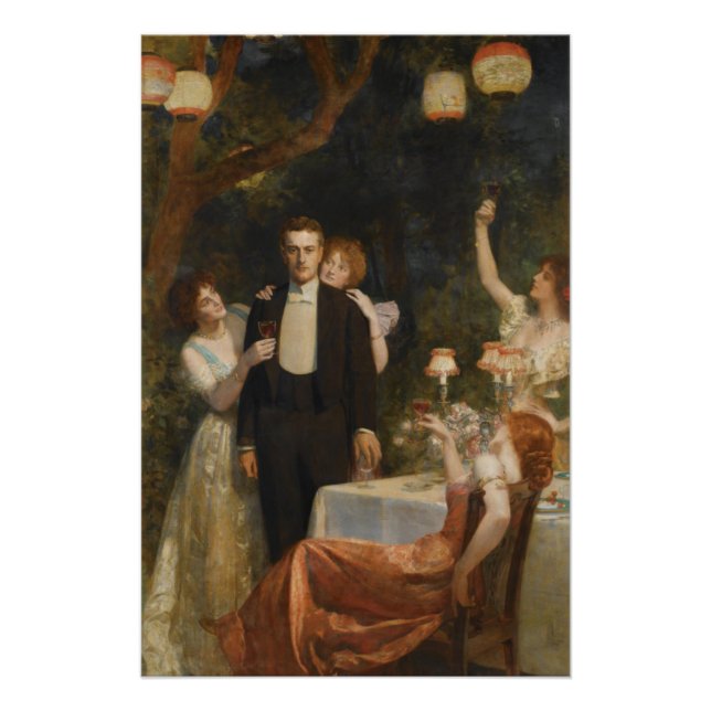 The Garden of Armida (by John Collier) Poster (Vorderseite)