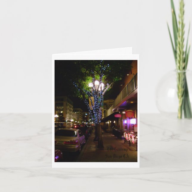 The Gaslamp Quarters Dankeskarte (Vorderseite)