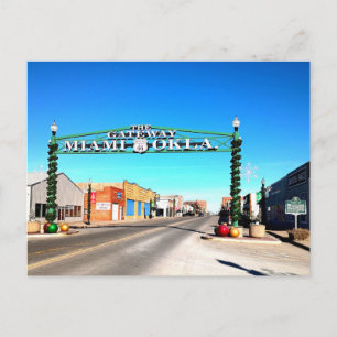 The Gateway: Miami, Oklahoma Postkarte
