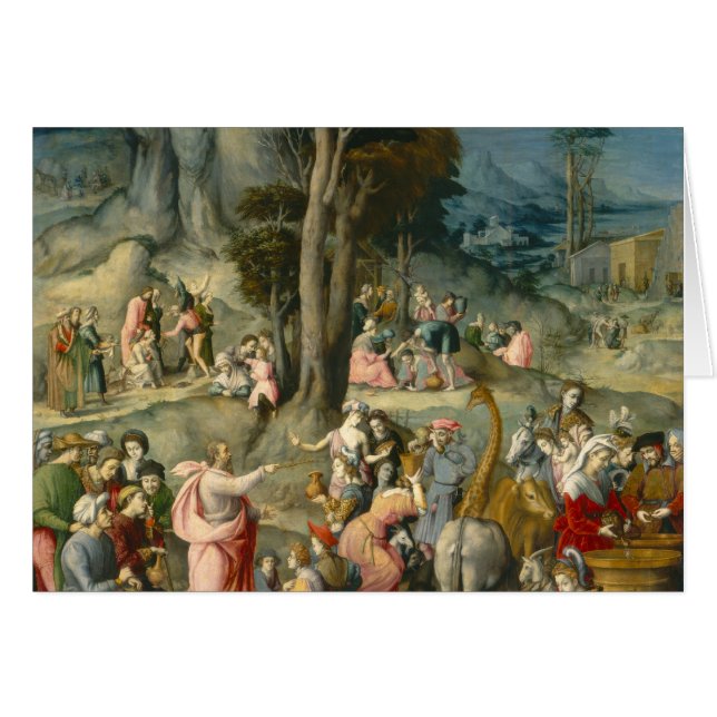 The Gathering of Manna - Francesco Bacchiacca (Vorderseite (Horizontal))