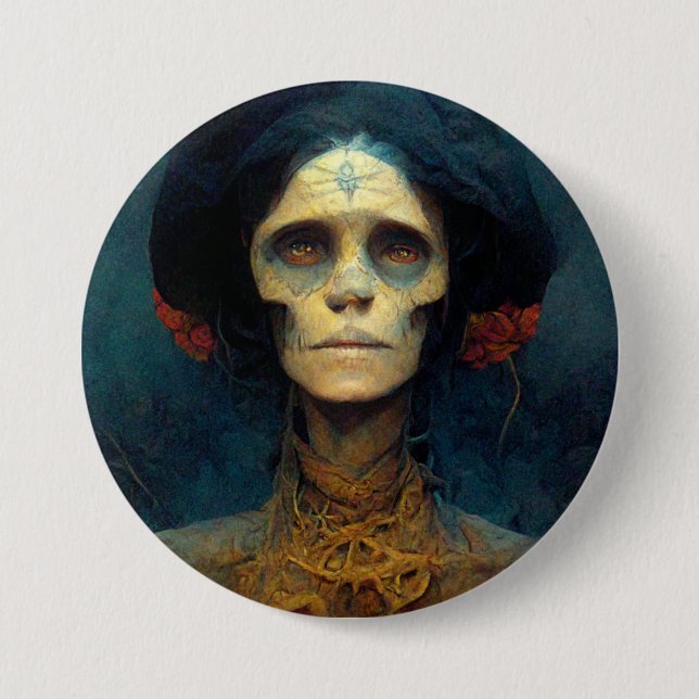 The Gaunt Lady Fantasy Sci-Fi Button (Vorderseite)