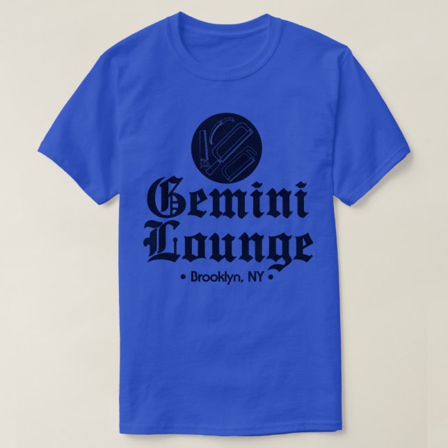 The Gemini Lounge Mafia Club Brooklyn New York T-Shirt (Design vorne)