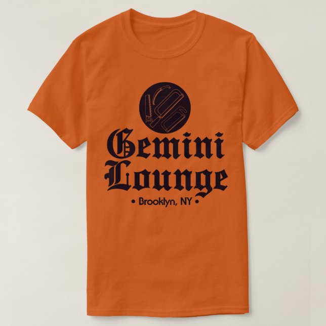 The Gemini Lounge Mafia Club Brooklyn New York T-Shirt (Design vorne)