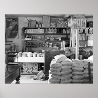 The General Store, Moundville, Alabama: 1936 Poster