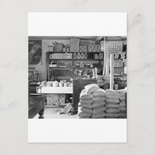 The General Store, Moundville, Alabama: 1936 Postkarte