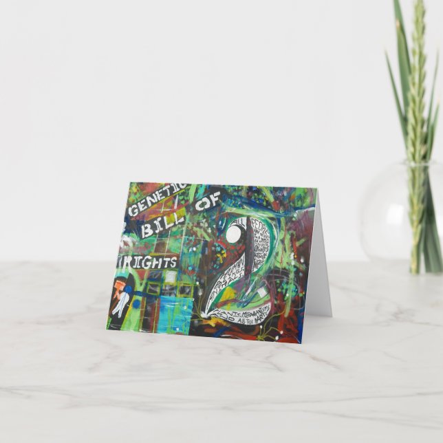 The Genetic Bill Rights Painting #2 Card Karte (Vorderseite)