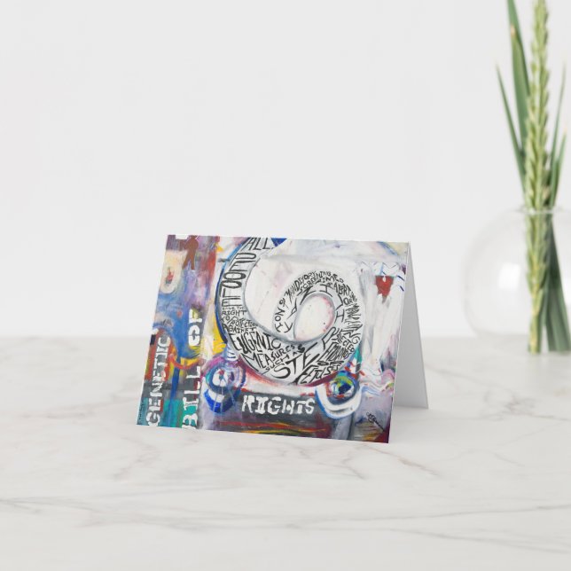 The Genetic Bill Rights Painting #6 Card Karte (Vorderseite)