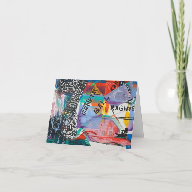 The Genetic Bill Rights Painting #7 Card Karte (Vorderseite)