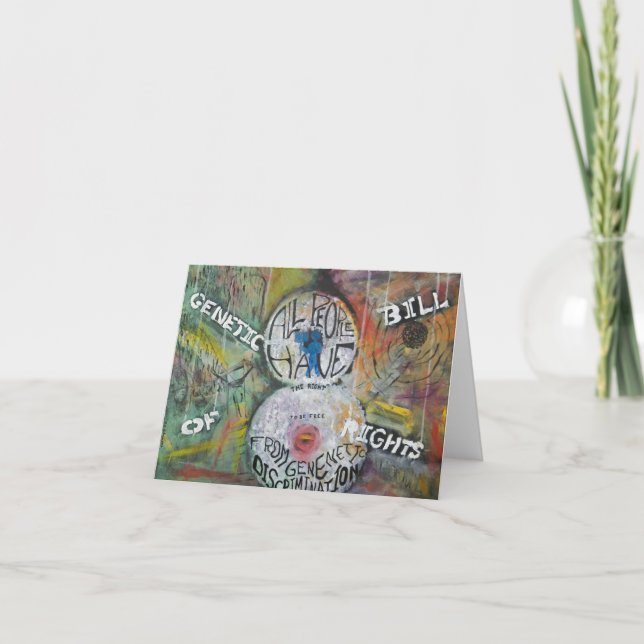 The Genetic Bill Rights Painting #8 Card Karte (Vorderseite)