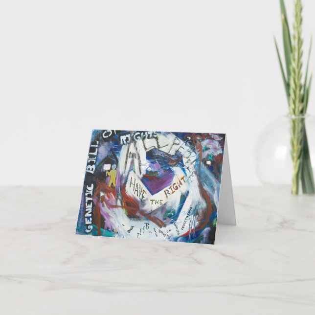 The Genetic Bill Rights Painting #9 Card Karte (Vorderseite)