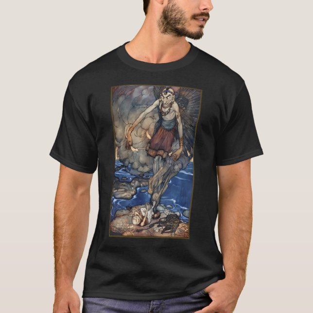 The Genie - arabische Nächte von Edmund T-Shirt (Vorderseite)