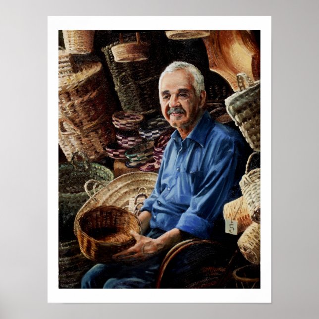 The Gentle Basket Seller - limitiertes Poster (Vorne)