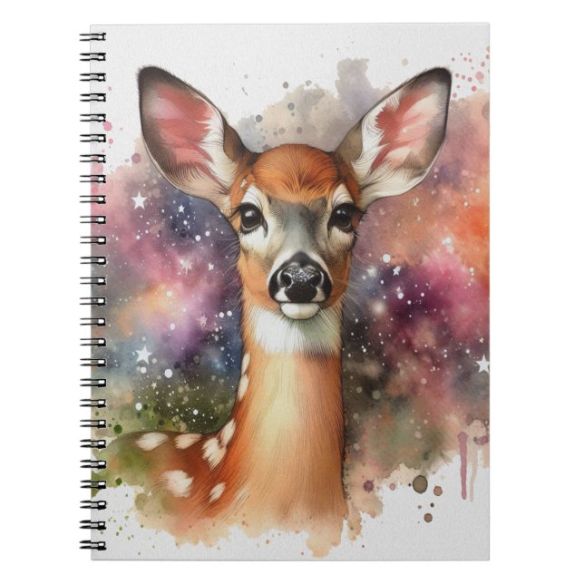 The Gentle Fawn - Spiral Notebook Notizblock (Vorderseite)