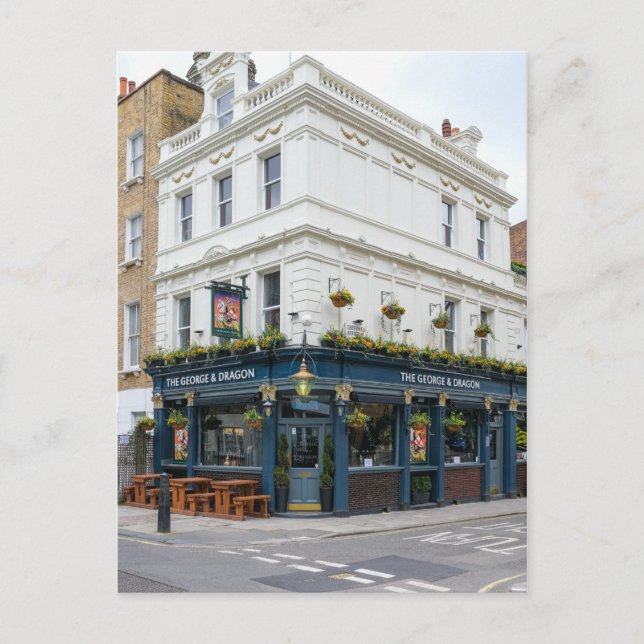 The George & Dragon, Fitzrovia, London Vereinigtes Postkarte (Vorderseite)