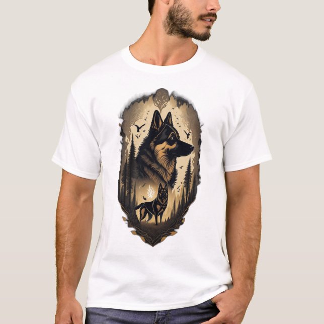 The German Shepherd 005  T-Shirt (Vorderseite)