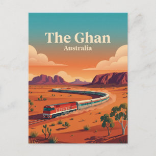The Ghan, Australische Outback-Eisenbahnreise Postkarte