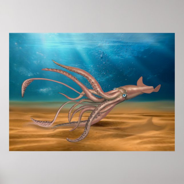 THE GIANT SQUID POSTER (Vorne)