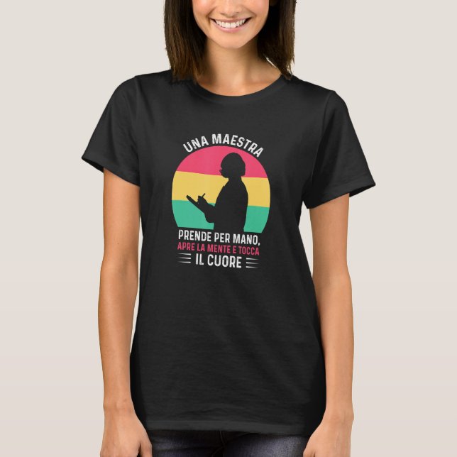 The gift for the teacher, the teacher, the teacher T-Shirt (Vorderseite)