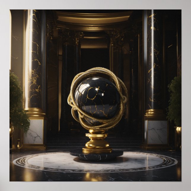 The Gilded Axis of Power Poster (Vorne)