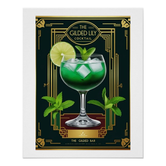 The Gilded Lily – Eleganz im Glas Poster (Vorderseite)