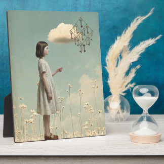 The Girl & Her Key Kite | Storybook Tabletop Art Fotoplatte