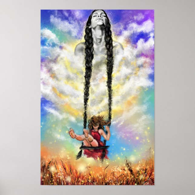 The Girl in Me Poster - Gefühl - Malerei Art (Vorne)