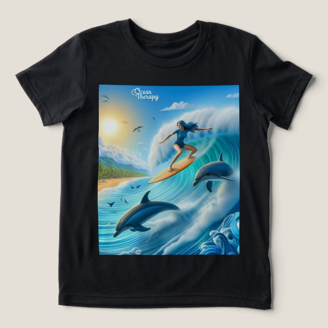 The Girl Power Colection Tri-Blend Shirt (Design Vorderseite)