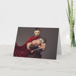 The Gladiator Gay Greetings Card Karte