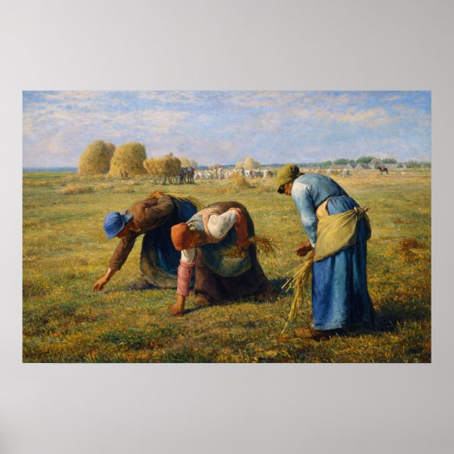 The Gleaners by Jean-Francois Millet Poster (Vorne)