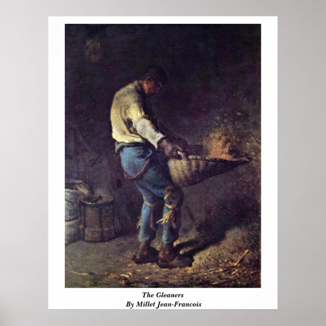 The Gleaners By Millet (II) Jean-Francois Poster (Vorne)